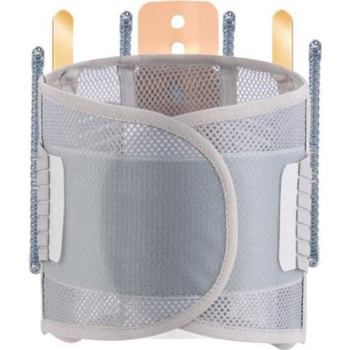 Orthopedic Tourmaline Self-heating Magnetic Steel Bone Medical Bar Waist Widen Belt Lumbar Support Back Brace Belt With 3pcs Pad