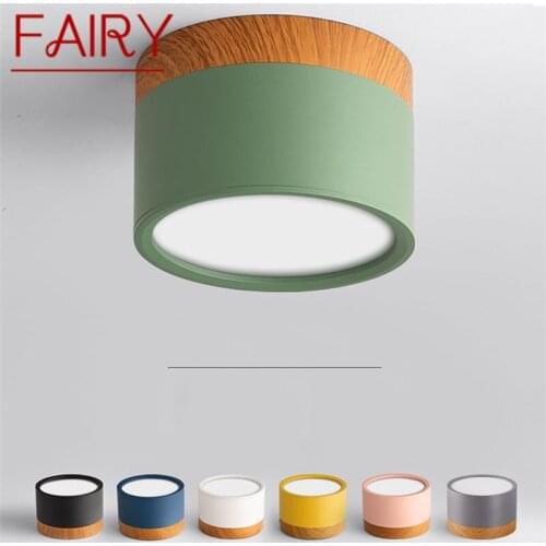 FAIRY Modern LED Ceiling Light Aluminum Down Light Macaron Creative Decorative For Home Living Room Bedroom Balcony Corridor