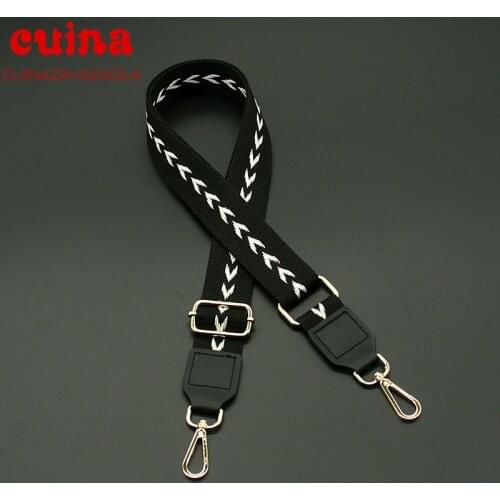 Adjustable Bag Strap Bag Part Accessories For Handbags Leather Belt Wide Rainbow Shoulder Strap Replacement Purse Strap For Bag