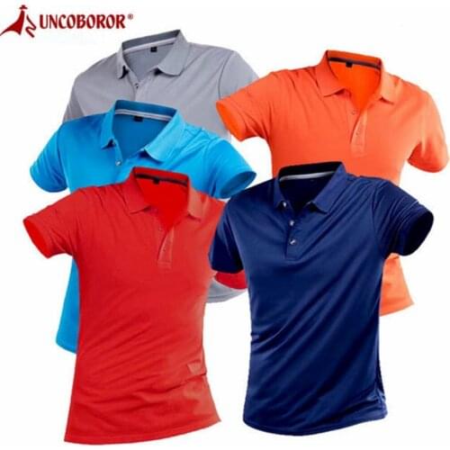 Mens Polo Shirt Camisa Masculina Cotton Polyester Casual Short Sleeve Shirt Jerseys Summer Quick Dry Golftennis Breathable Tops
