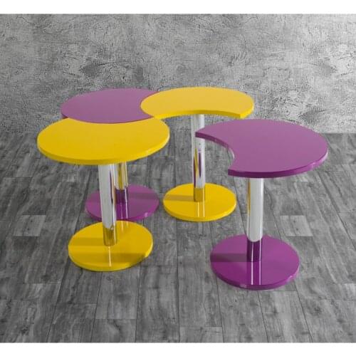 Modern Clover Medium coffee table-Zigon coffee table coffee tables table basse furniture living room table