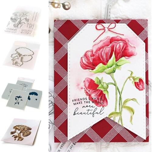 Thankful for Friends Metal Cutting Dies Stamps Stencil Hot Foil Scrapbook Diary DecorationEmbossing Template DIY New for 2021