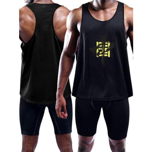 JANSANELIN Muscle Brothers Fitness Essential Sports Vest Summer New Training Breathable Perspiration Sleeveless Vest