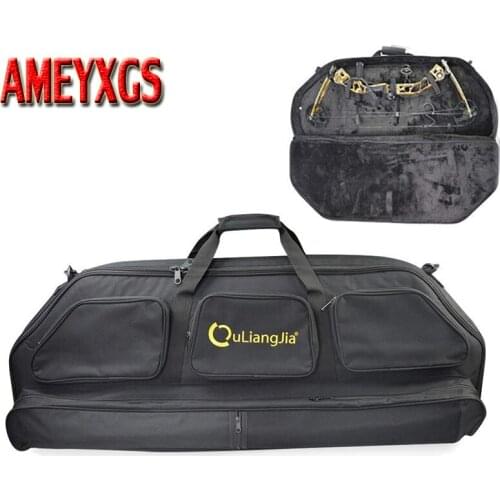 106*38cm Archery Compound Bow Bag Holder Archery Black Carry Bag Hunting Training Accessory