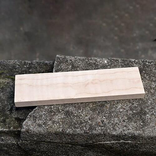 1 pcs Natural Maple Straight grain DIY Wood Beads Cage Slingshot Knife handle