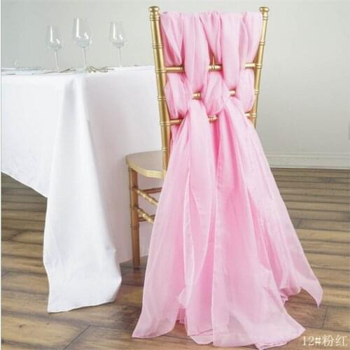 Marious 20pcs Polyester Wedding Chair Hoods Party Banquet Home Office Chair Sashes Chair Cover Hood Dining Decoration