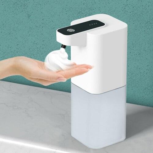 Automatic Soap Dispenser USB Rechargeable Foaming Touchless Hand Free Portable Foam Liquid Soap Dispenser for Bathroom Kitchen
