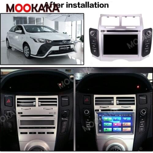 Car Radio 2 DIN Android 10 For Toyota Yaris 2005 2006 2007 2008-2011 Car Stereo Auto Audio Navigation Multimedia System Screen