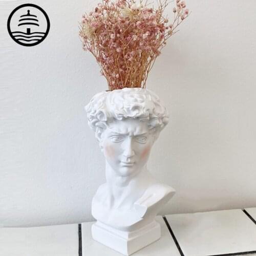 BAO GUANG TA Nordic Creative David Figurines Storage Artifact Student Pen Holder Storage Box Vase Decoration Home Decor A1974