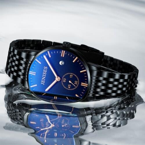 BELUSHI Top Brand Men Quartz Watch Ultra Thin Luminous Waterproof Wristwatch Business Watches Gifts Clock montre homme 2019 #a