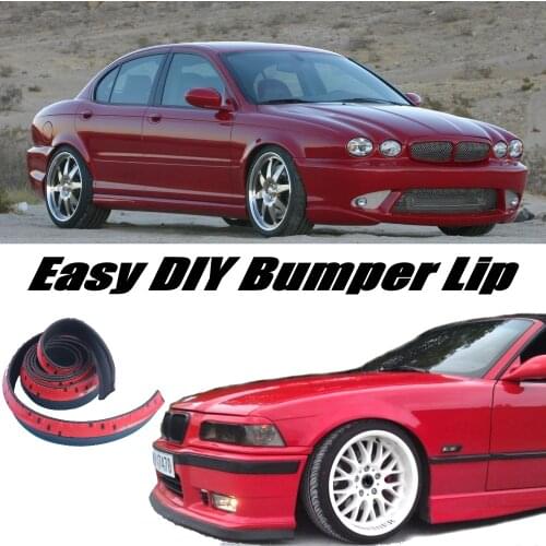 Bumper Lip Deflector Lips For Jaguar X-Type X Type Front Spoiler Skirt For Car View Tuning / Body Kit / Strip