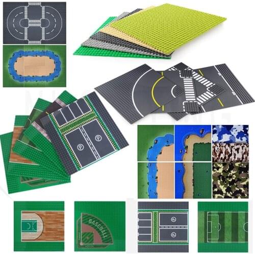 Kindergarten Building Block Wall Diy Building Block Bottom Plate Small Particles Universal Oversized Floor Base Chassis