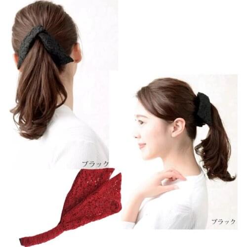 Girls Ponytail Banana clip Chiffon Rhinestone Women fashion headwear delicate hair Long Hair Barrettes Elegant Hair Accessories