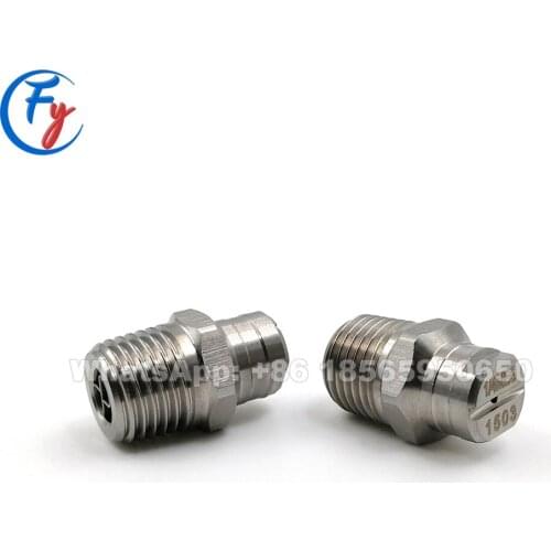 Meg-sstc high pressure washing nozzle, car washing nozzle, tungsten carbide core high pressure flat fan nozzle