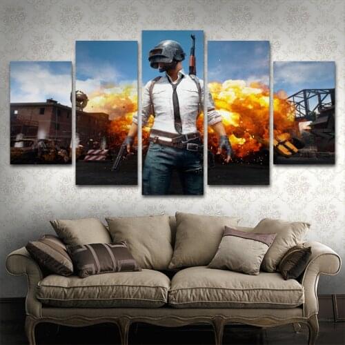 5 Piece Wall Art Canvas Painting Game Character Poster Abstract Modular Modern Living Room Picture Nordic Decoration Home