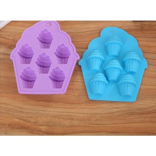 New 3D Ice-cream Cone Silicone Mold Fondant Food Grade Cake Decorating Tools Silicone Soap Ice Chocolate Mold Cake Mold,100pcs
