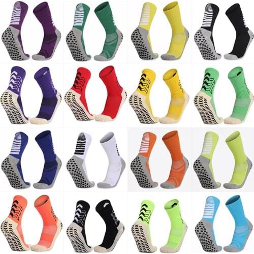New Mens Sports Socks Thick Towel Bottom Mens Mid-tube Dispensing Non-slip Football Socks Basketball Socks Sports Stockings