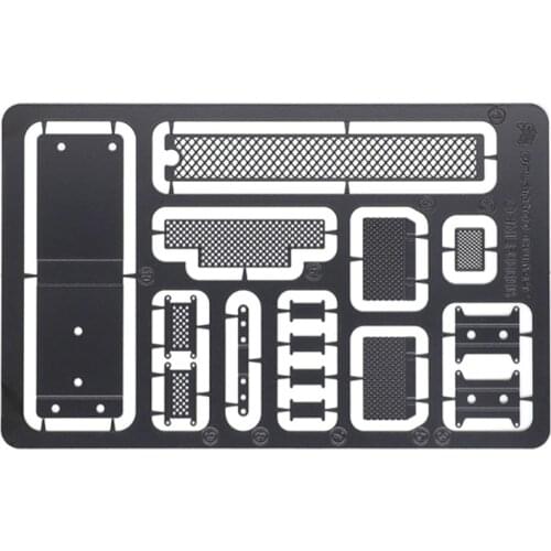 Orlando Hunter Car Model 1 32M01 Military Truck Accessories Appearance Trim Black Air Intake Net Stainless Steel SA0083