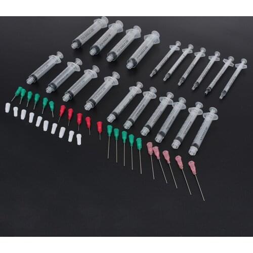 20pcs Polypropylene Syringe 1ml 3ml 5ml 10ml Dispensing Ink Syringes Measuring Syringe For Refilling Measuring E-liquids