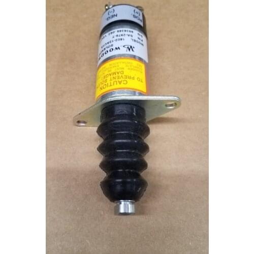 Diesel Stop Solenoid 1502-12A6U1B2S1A 12V with 3 Terminals Fit for Woodward 1500 Series