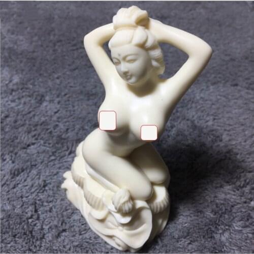 White natural material female Statue creative European home decoration intimate accessories art books craft sculpture gifts