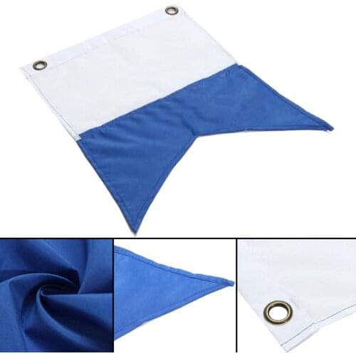 4 Pieces Nylon Diver-Down Boat Flags, Scuba Dive Flags Marker 60x70cm; 30x35cm; 60x72cm;50x35cm