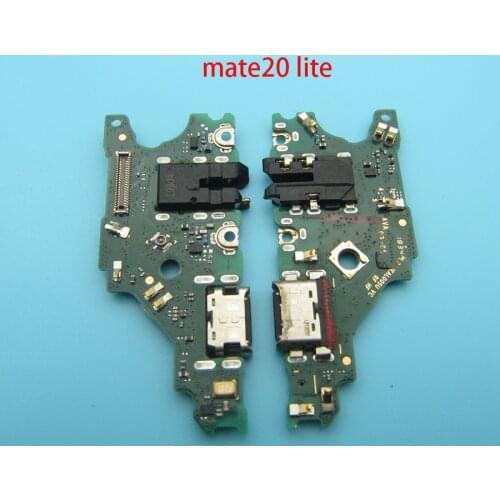 5pcs 100% Original Charging Board For Huawei Mate 20 Lite Pro USB Charging Port on PCB Dork Connector Flex Cable Spare Parts