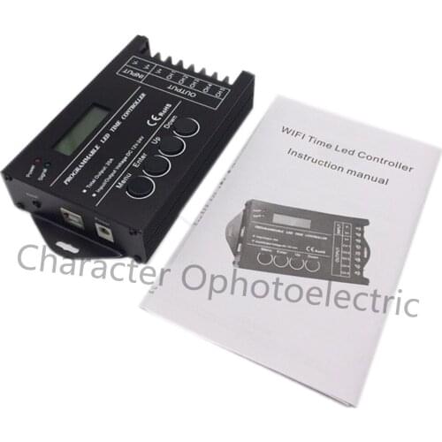 5pcs TC421 WiFi time programmable led controller RGB dimmer rgb lighting timer, DC12~24V input, 5 channels,max 5*4A