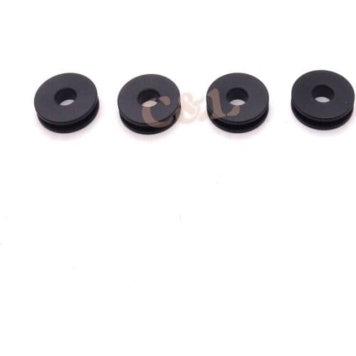 Motorcycle Black Detachable Windshield Replacement Bushing Grommets For Harley Road King Softail
