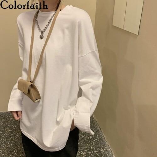 Colorfaith Women's Long Sleeve T-shirts