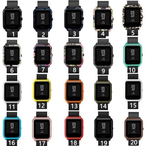 Colorful Watch Case for Xiaomi Huami Amazfit Bip Bit youth Accessories Replaced Protective Cover for amazfit bip bit Smart Watch