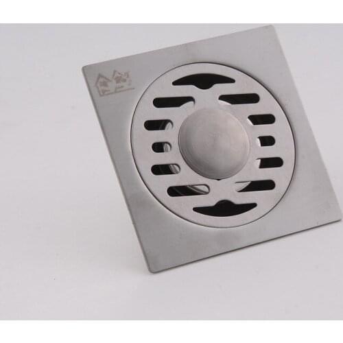 Bathroom Shower Floor Drains Strain Filter Covers Dual Purpose,Stainless Steel Brushed Deodorant Floor Drain For Washing Machine