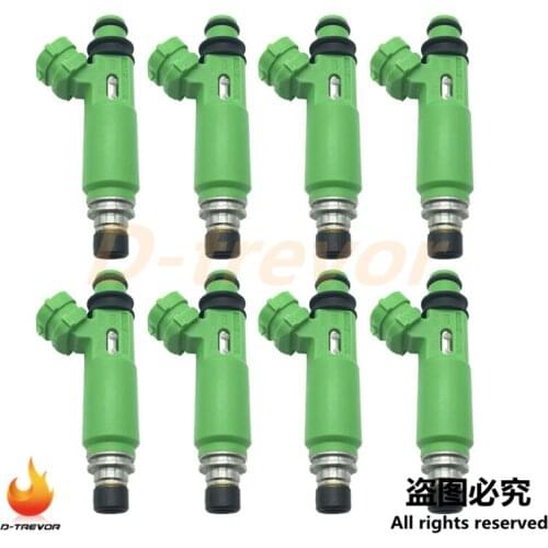 8pcs OEM 195500-3170 Fuel Injector Nozzle For 1998-2003 Mitsubishi Montero Sport 3.0L MD332733