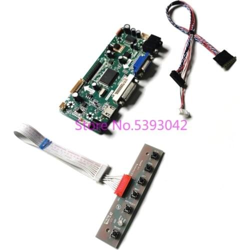 For B173RW01 V.0 V.1 V.2 V.3 V.4 V.5 VGA+DVI WLED 1600*900 40-Pin LVDS LCD screen M.NT68676 monitor controller card DIY kit