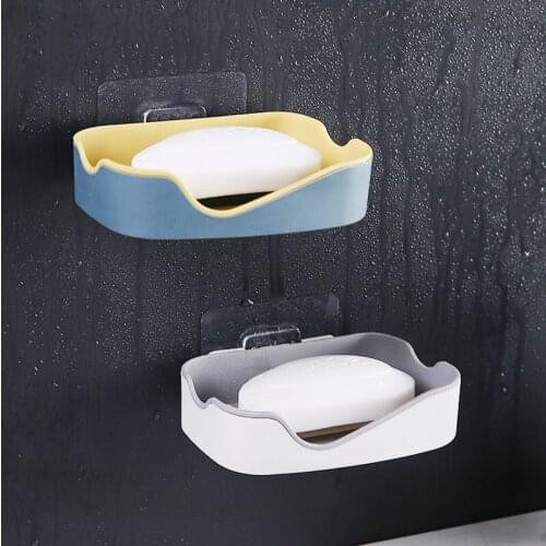 Creative portable soap box bathroom storage tray Bathroom Storage Box bathroom shower supplies bathroom gadget container