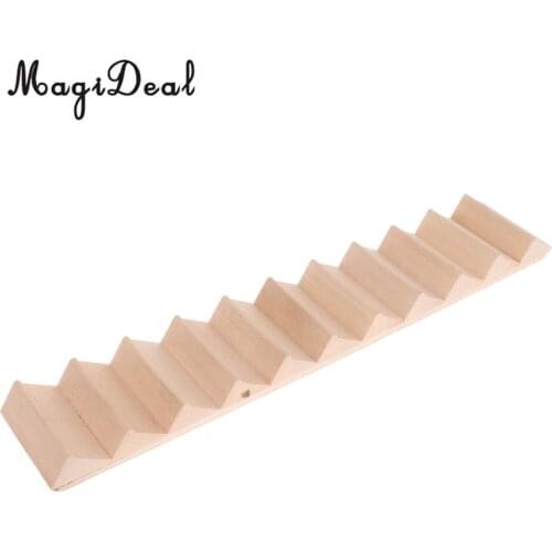 1:12 Scale Dollhouse Miniature Wooden Stair Staircase House DIY Building Toy Furniture Decor Accessory