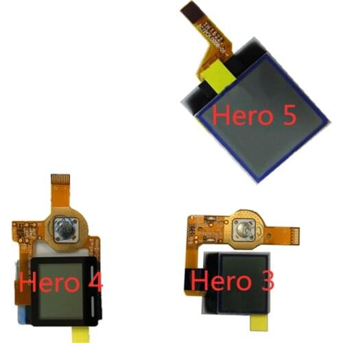 New for gopro hero 3+ GoPro hero3 LCD screen gopro hero 4 LCD screen for gopro hero 5 screen fuselage display repair accessories