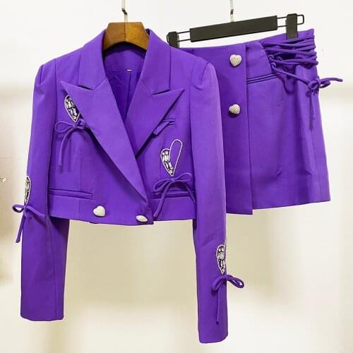 O'ZACKET Women's Suits With A Skirt