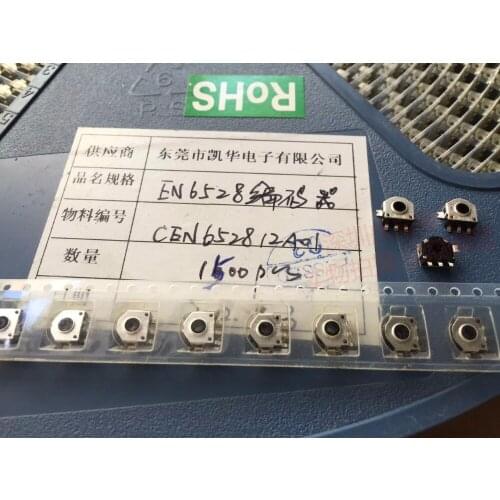 Original new 100% EN6528 SMD 3pin mouse roller encoder volume through type sensor encoder switch