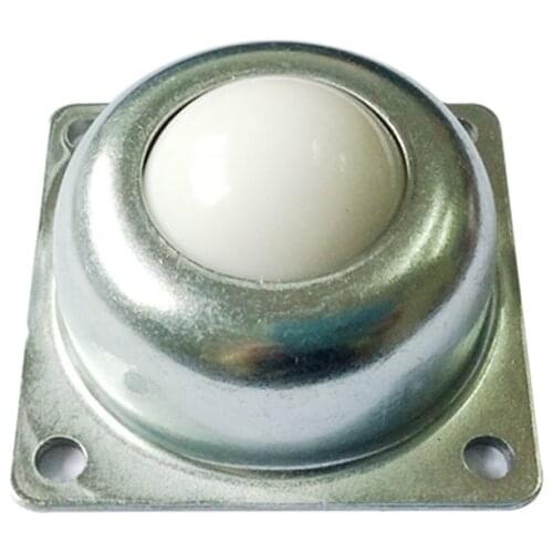 2PCS/LOT CY38a 38mm Ball Bearing Nylon Roller Carbon Steel Flange Base Transfer Unit Furniture Caster Wheel Conveyor Rollers