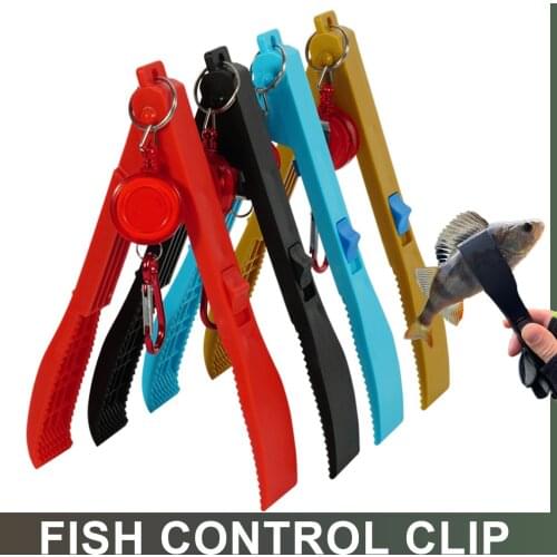 Portable Fishing Pliers Gripper Fishing Tools Non-slip Fish Body Clip Catcher with Lock Fishing Gear SuppliesFishing Accessories