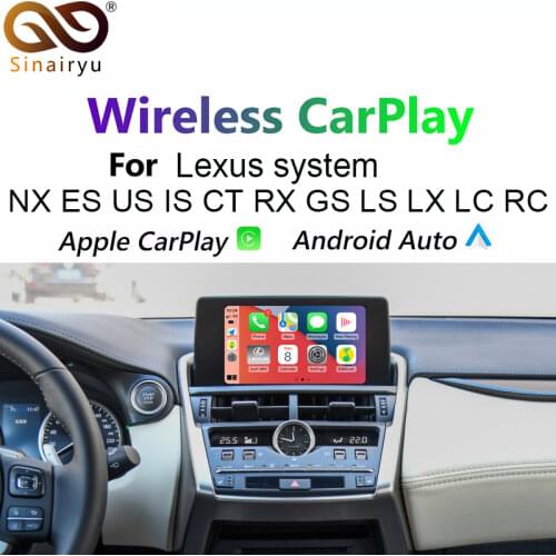 Sinairyu Decoder2.0 CarPlay/Android For Lexus navigation GS/LS/ES/IS/UX/LX/RC Multimedia Android Wired Wireless Carlife