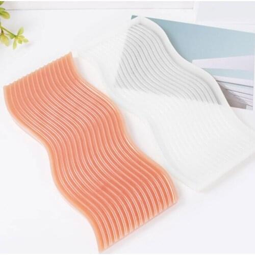 U90E Wavy Tray Epoxy Resin Mold Serving Board Plate Silicone Mould DIY Crafts Mold