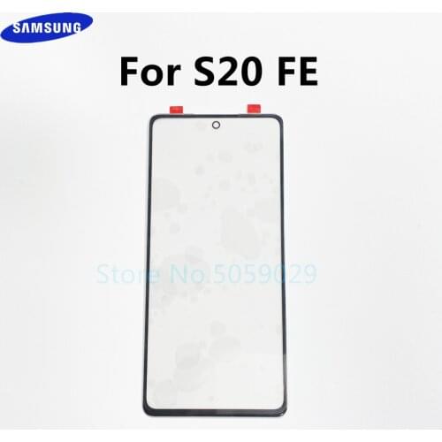 For Samsung Galaxy S20 FE 4G 5G G780 G780F G781B G781U G781W LCD Display Outer Touch Panel Screen Glass Replacement Front Lens