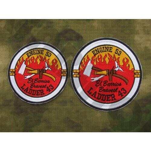 Embroidery patch El Barriss Engine 53 Ladder 43 SEAL TEAM Operation Red Wings Lone Survivor