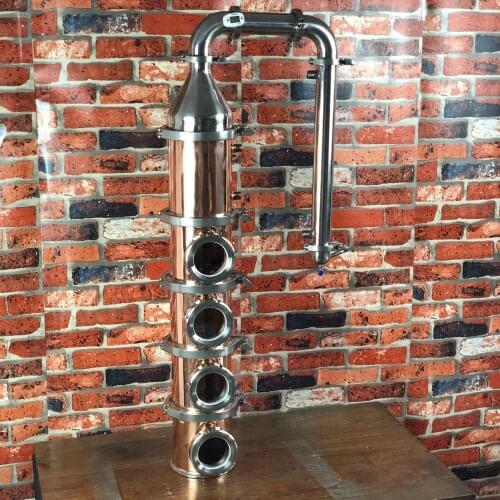 Clamp 6"154mm (OD167mm ) Copper Column For Distillation