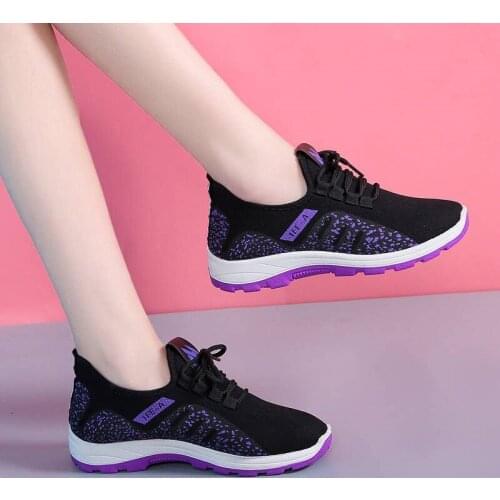 Tenis Feminino 2021 Women Vulcanized Shoes Breathable Air Mesh Walking Platform Sneakers Women Casual Shoes Chaussure Femme