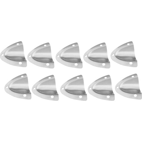 10x Marine Yacht Boat Clam Shell Vent Hose Cover Stainless Steel