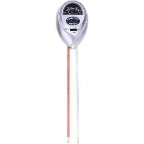 3 in1 PH Tester Soil Water Moisture Light Test Meter for Garden Plant Flower Kit Hydroponics Analyzer