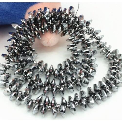 4*8mm wholesale 190pcs bicone multicolor glass crystal spacers loose beads diy fashion women jewelry findings accessories B2882